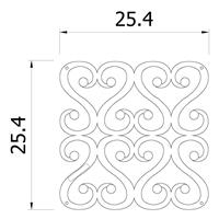 VedoNonVedo Versailles dekoratives Element zur Einrichtung und Teilung von Räumen - blau transparent 3